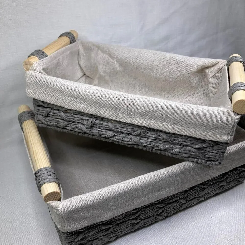 Unbranded Grey and Cream Storage-and-organisation